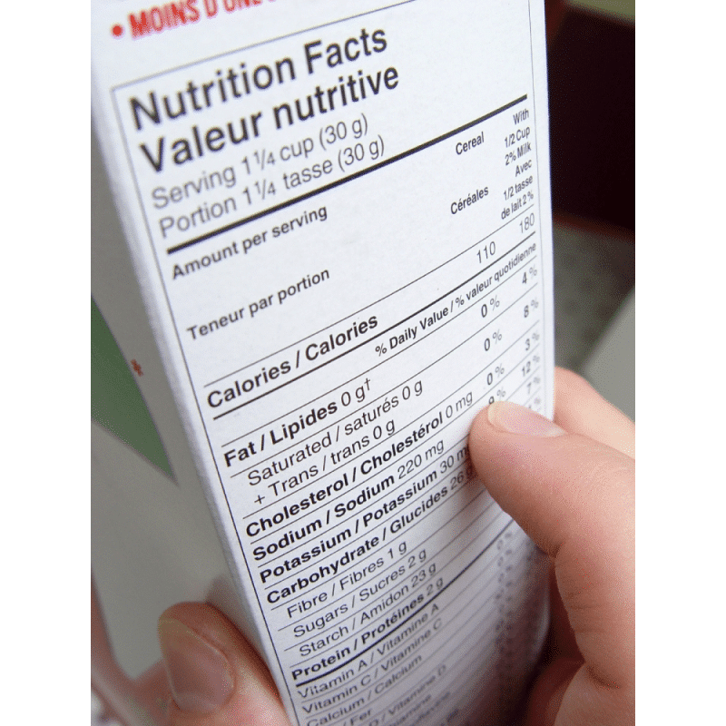 Nutrition : déchiffrez les étiquettes !